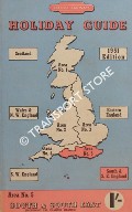 Holiday Guide - Area No. 5: South & South East England 1951 by British Railways